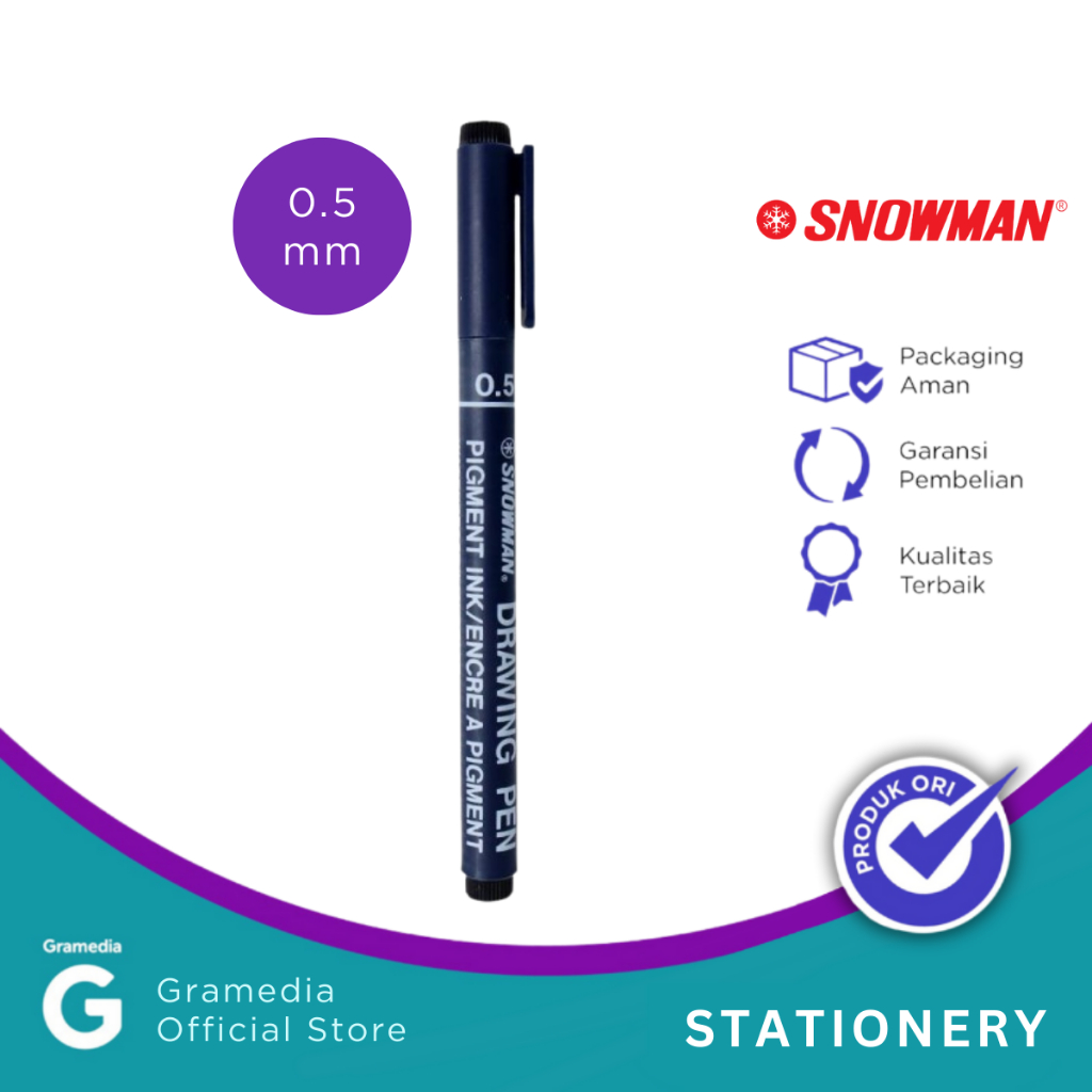 

Snowman Draw. Pen Ft700-05 Blk