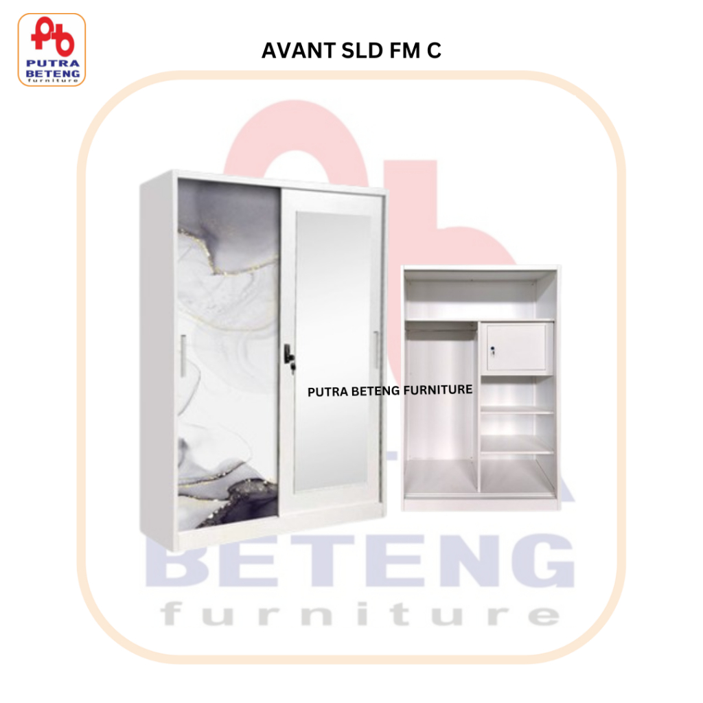Lemari Pakaian Plat Besi Avant AW SLD  FM (NON)