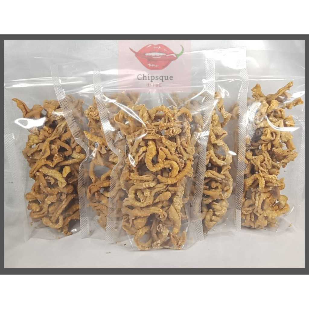 

Kripik Usus Ayam Original 500gr | Cemilan Gurih