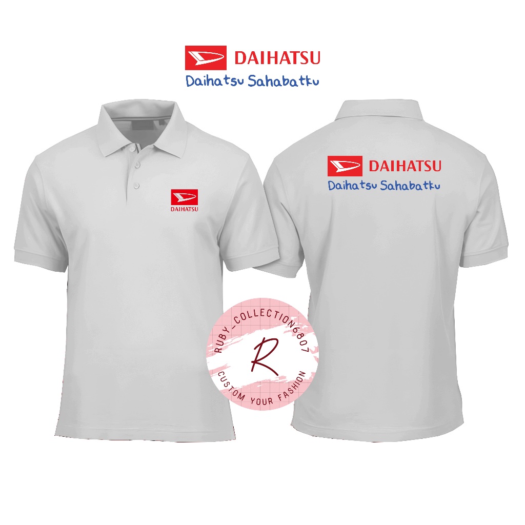 KAOS MODEL POLO KERAH DAIHATSU SAHABATKU - KAOS POLO DAIHATSU - Lengan panjang dan pendek ready