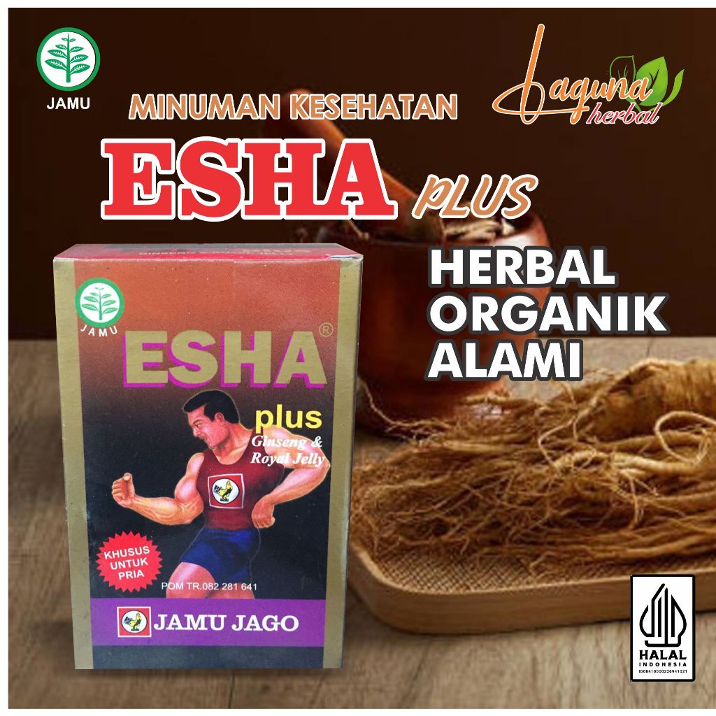 

Jamu Esha Plus Ginseng dan Royal Jelly Cap Jago
