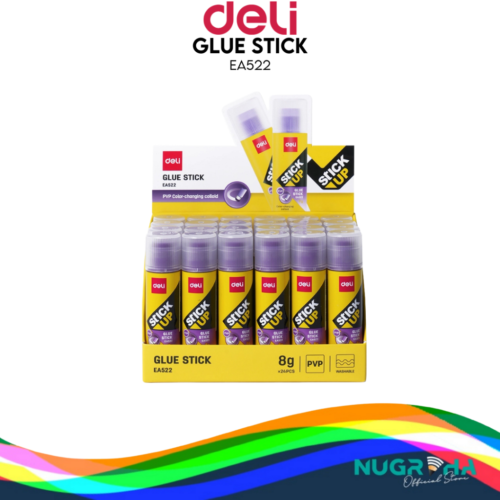 

Deli Glue Stick Lem Kertas 8gr Batangan Daya Rekat Kuat Mudah Digunakan EA522
