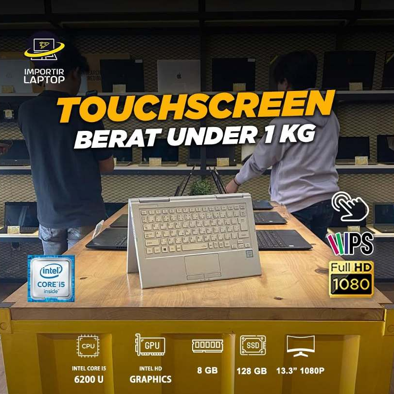 LAPTOP NEC VERSAPRO 2IN1 INTEL CORE I5 SKYLAKE RAM 8 SSD 128 13.3" TOUCHSCREEN FLIP 360 DERAJAT FHD 