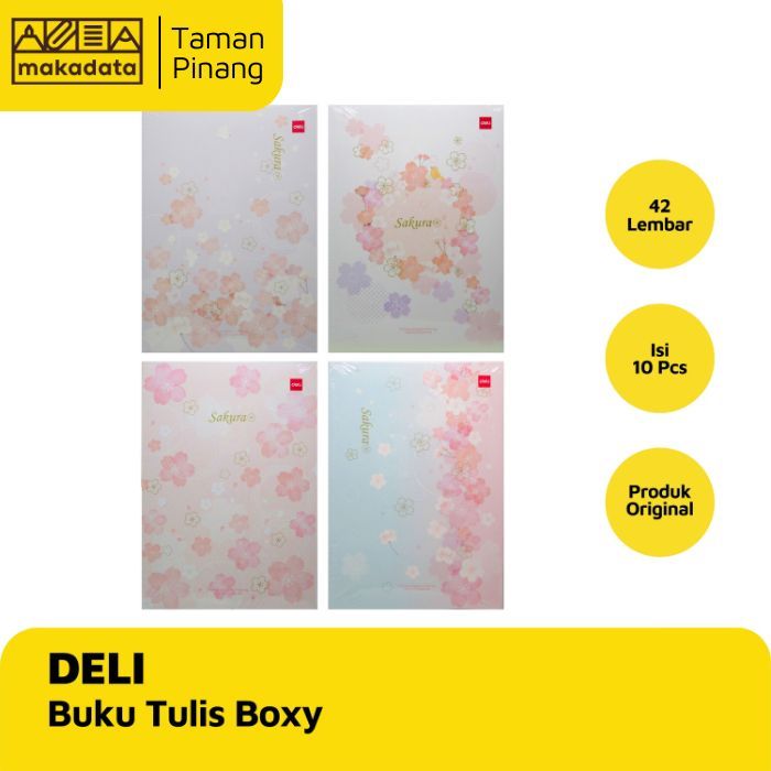 

DELI BUKU TULIS BOXY B5 / BUKU TULIS ISI 42 LEMBAR (1 PACK)