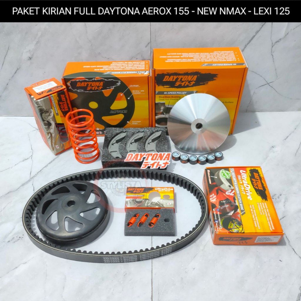 UPGRADE PAKET KIRIAN CVT DAYTONA AEROX 155 NEW OLD / NEW NMAX 155 / NMAX OLD 2015 2016 2017 2018 201