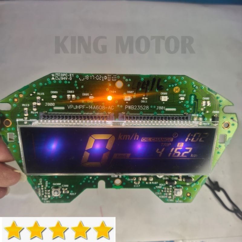 Mesin Spedometer Digital Remot Vario 125 Non iss LCD Spedo All New Vario 125 150 160 Tahun 2018 Keat