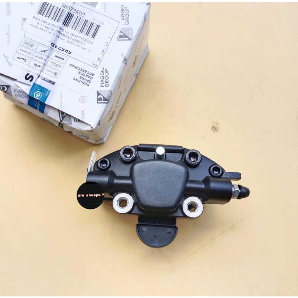 Kaliper piaggio hitam utk PX & Grimeca
