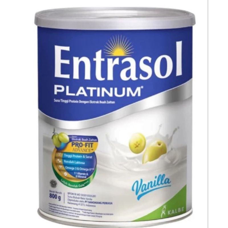 

SUSU ENTRASOL PLATINUM VANILA 800G / SUSU ORANG TUA DIATAS 50 TAHUN