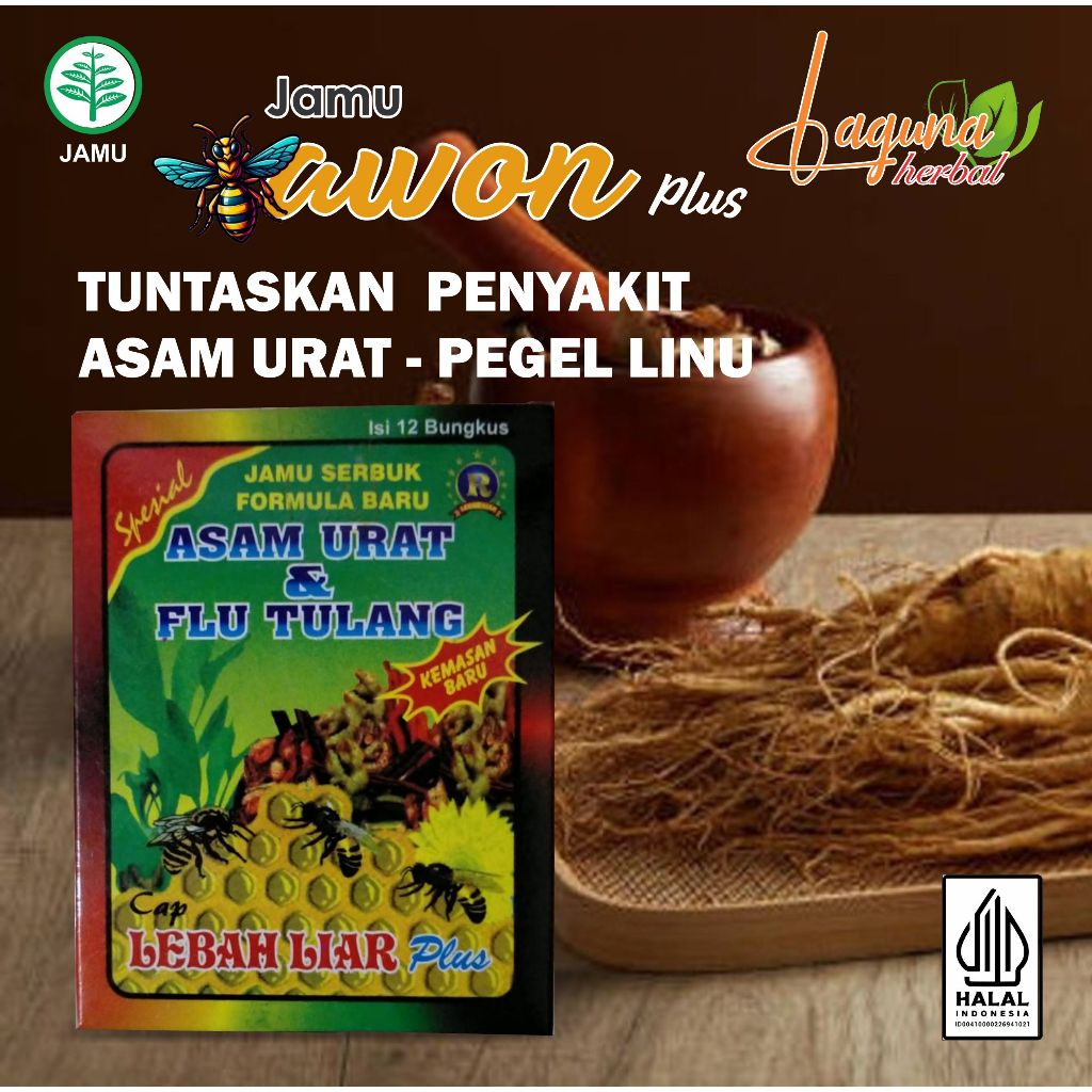 

Lebah Liar Plus Jamu Herbal Asam Urat Pegel Linu Sakit Pinggang