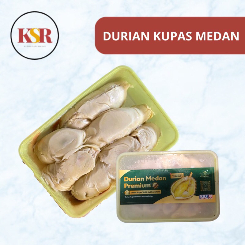 

[KSR] Durian Kupas Medan Frozen -+ 500gram Manis - Pengiriman Khusus Bandung