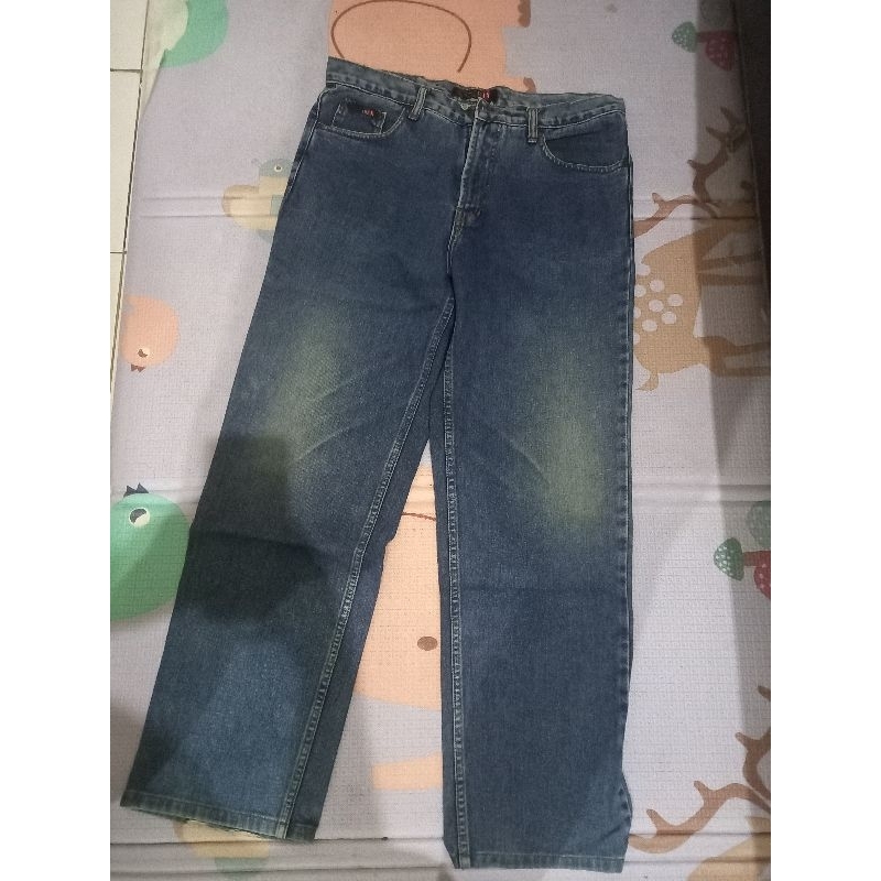 Preloved celana jeans pria AIX blue jeans