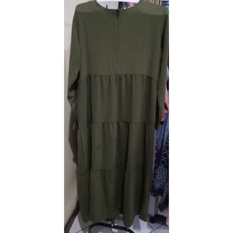 Gamis Hijau Army