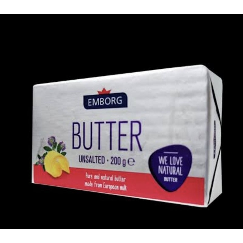 

unsalted butter EMBORG 200 gr EMBORG mapet exp maret 2025