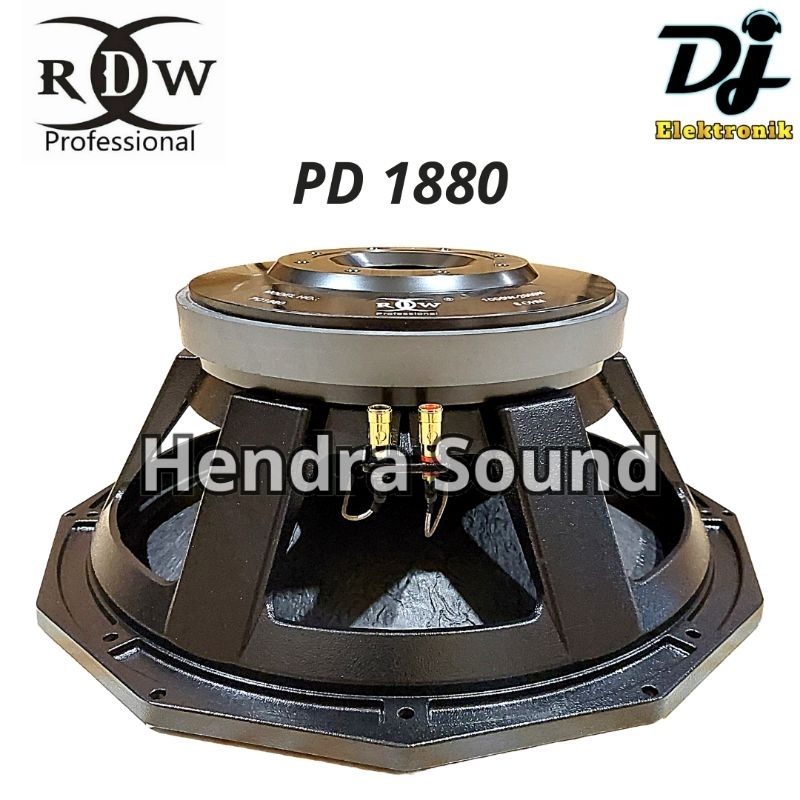 RDW ● 18 PD 1880 / 18 PD1880 - Speaker Komponen (18 inch)