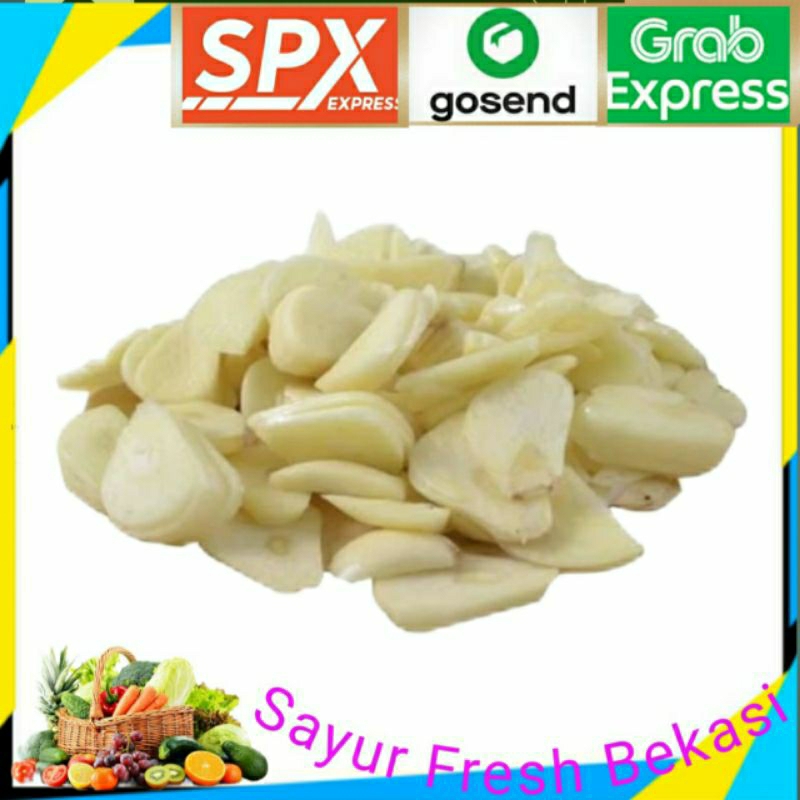 

Bawang Putih Iris 250g.