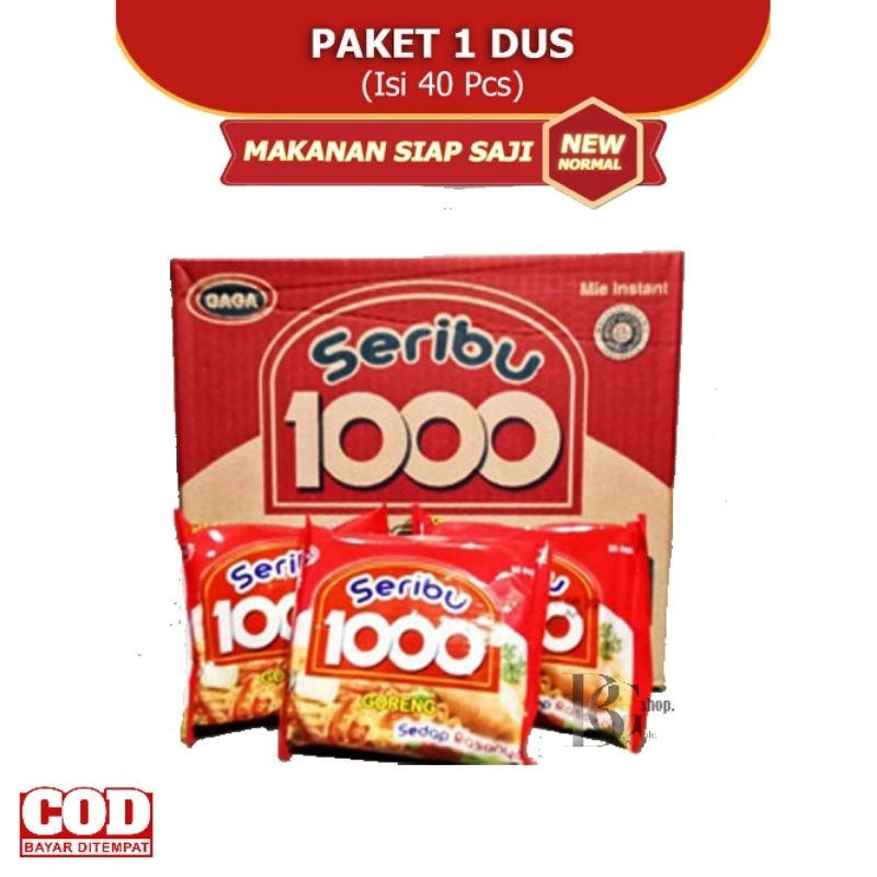 

MIE GAGA 1000 GORENG DAN KUAH ( 1 dus isi 40pcs )