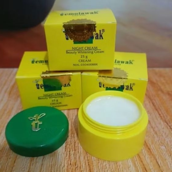 Temulawak Asli - Cream Malam Temulawak / Night Cream Only (ecer)