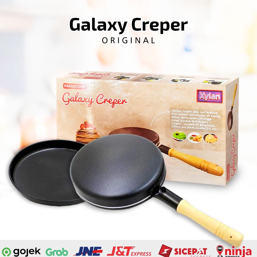 Terkini Wajan Kwalik Terbalik Galaxy Crepe Teflon Bagus
