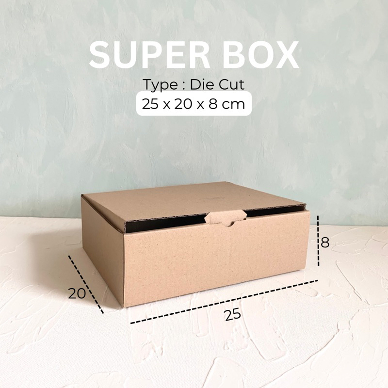 

Die Cut Box - 25x20x8cm / Dus Karton Packaging / Box Packaging