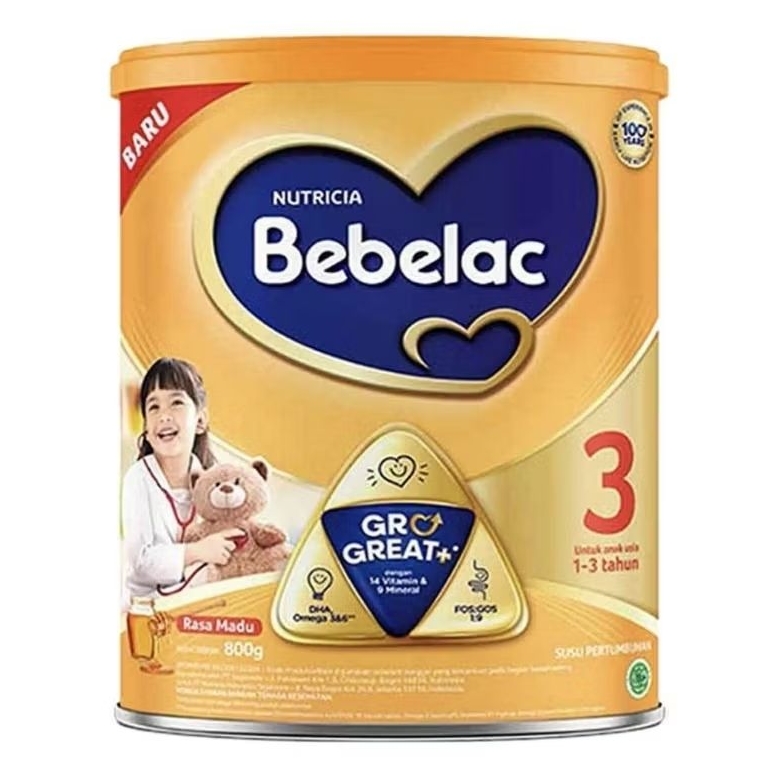 

Bebelac 3 Madu 800 g GroGreat+ Susu Bubuk Pertumbuhan Anak