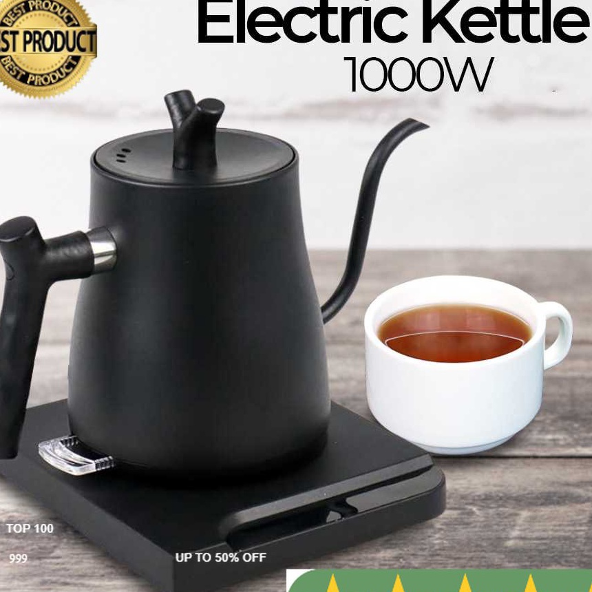 Beli KBX Teko Pemanas Electric Kettle Stainless Steel 1W 1 L  HR462