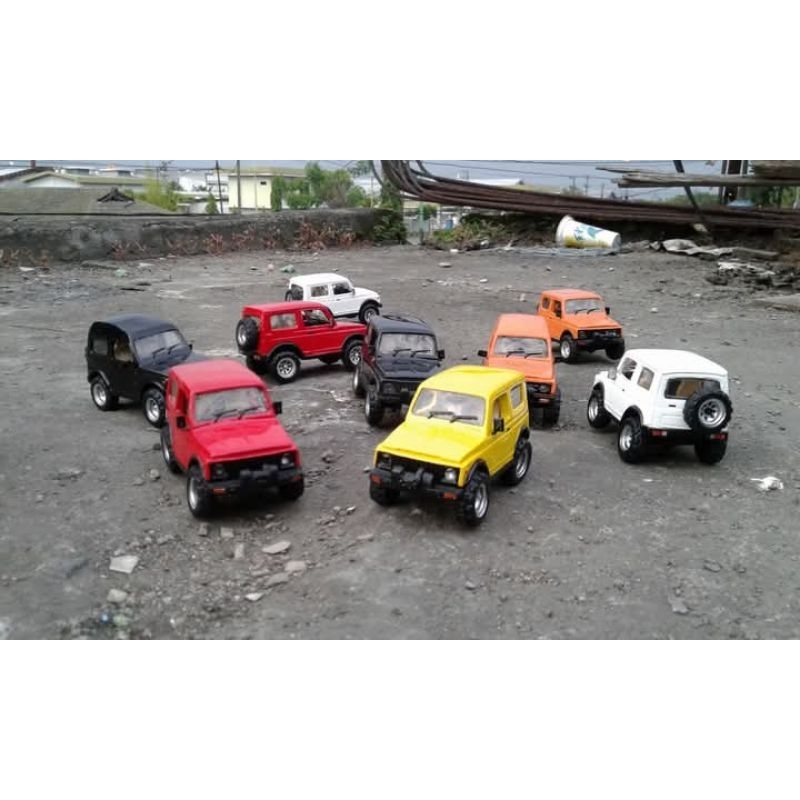 diecast miniatur Suzuki Jimny katana trepes JA11 skala43