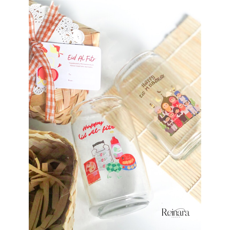 HAMPERS LEBARAN | Hampers Lebaran Gelas Aesthetic | Hampers Eid Mubarak
