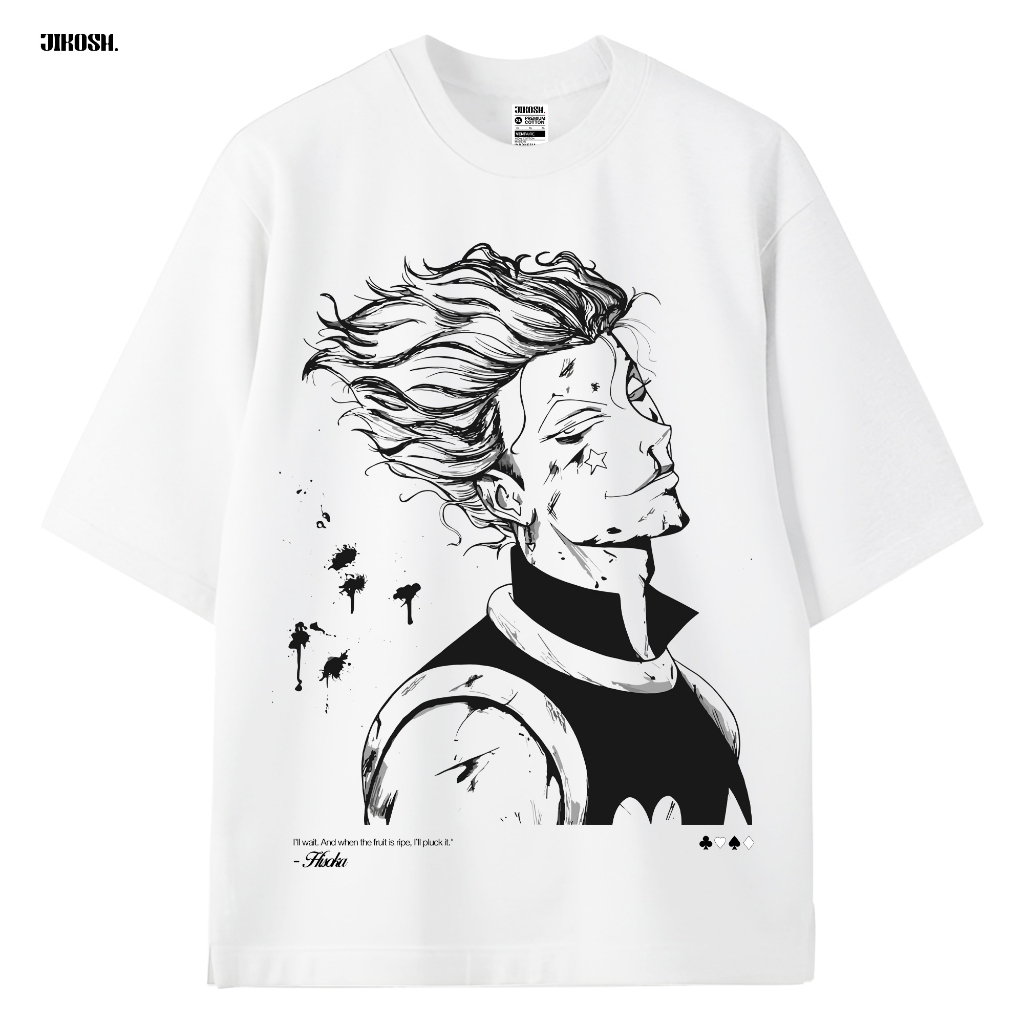 JIKOSH. HxH Project Hisoka Morrow Oversized T-Shirt White