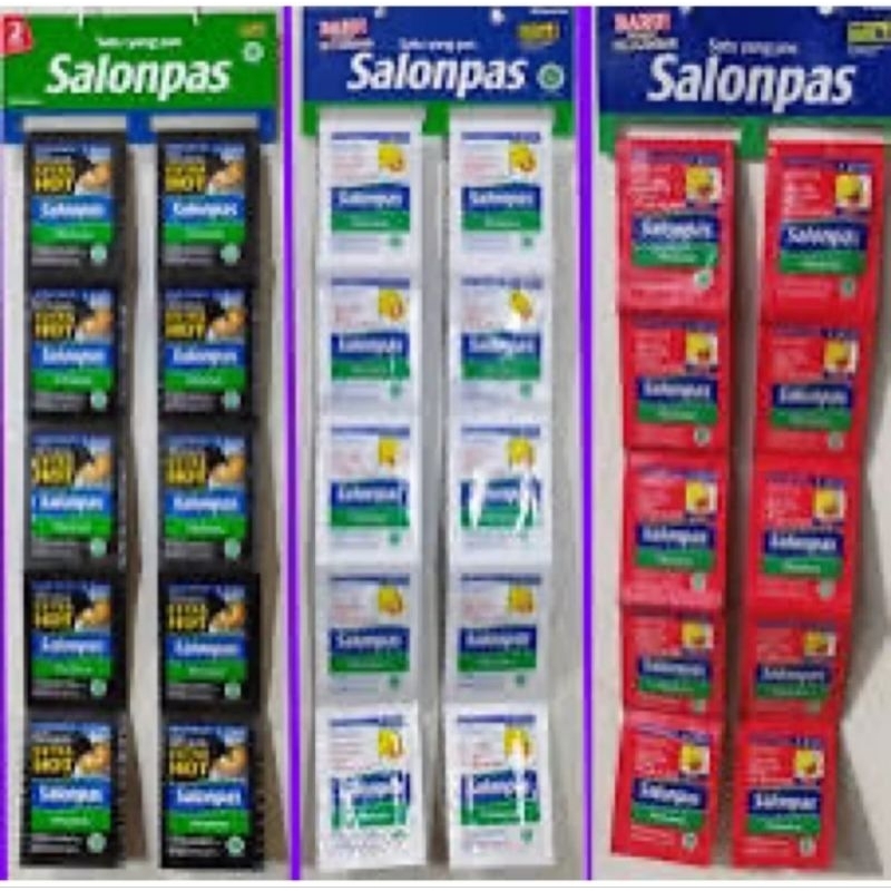 Salonpas Renceng 1 x 2 isi 20 Sachet / Salonpas koyo