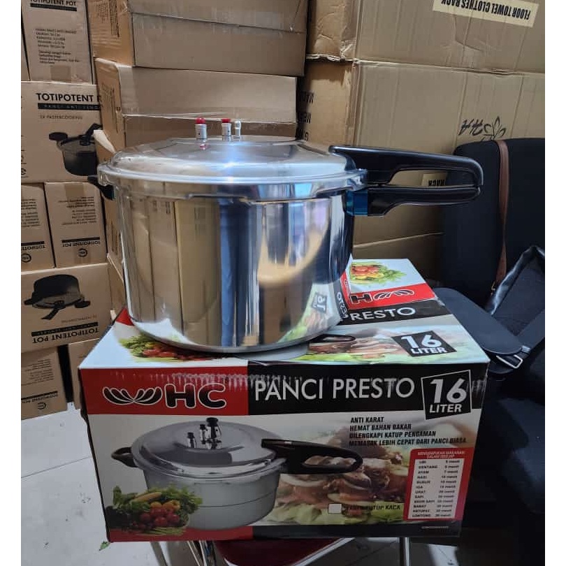 HJ6 Presto 16 Liter HC Pressure Cooker Panci Presto