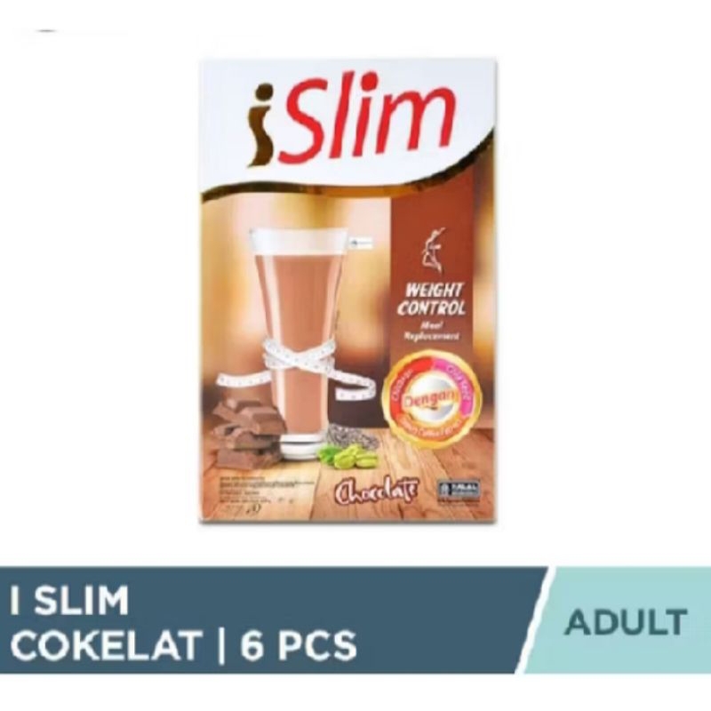

I Slim Cokelat 324 Gr (6 Pcs) - Susu Diet Pengganti Makan