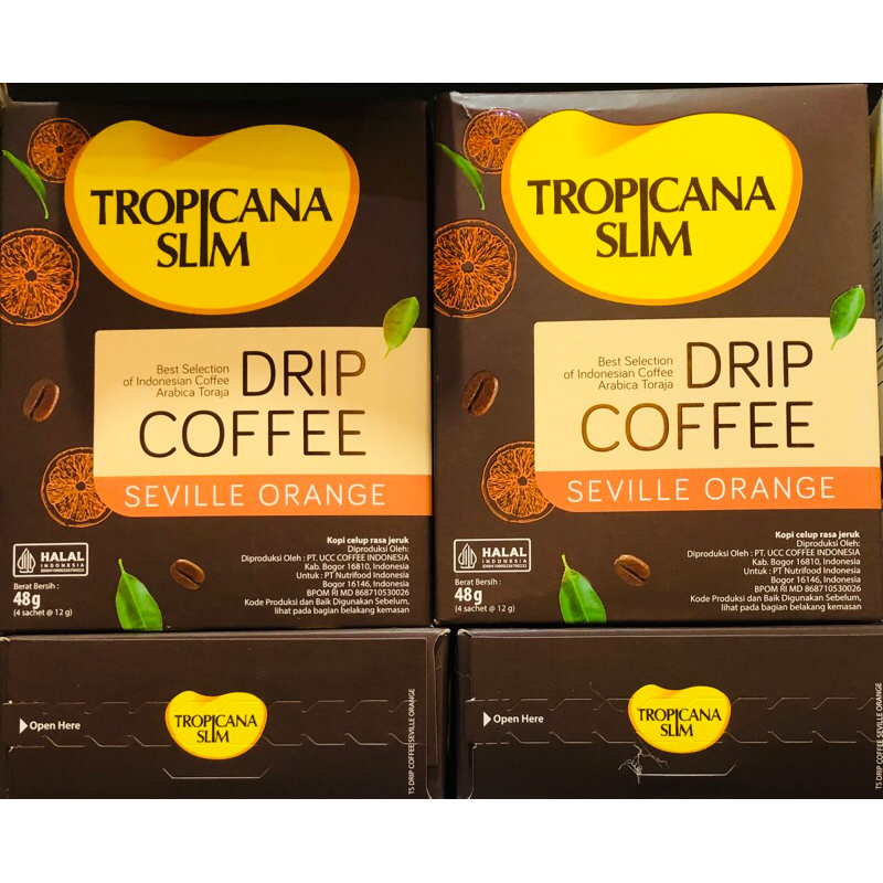 

TROPICANASLIM DRIP COFFEE SEVILLE ORANGE kopi bebas gula