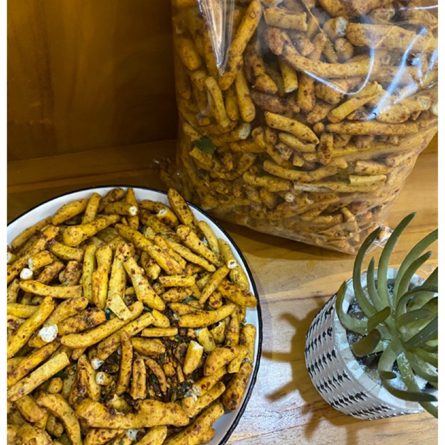 

Basreng ( Bakso Goreng ) Varian Rasa Pedas Daun Jeruk 500 gr