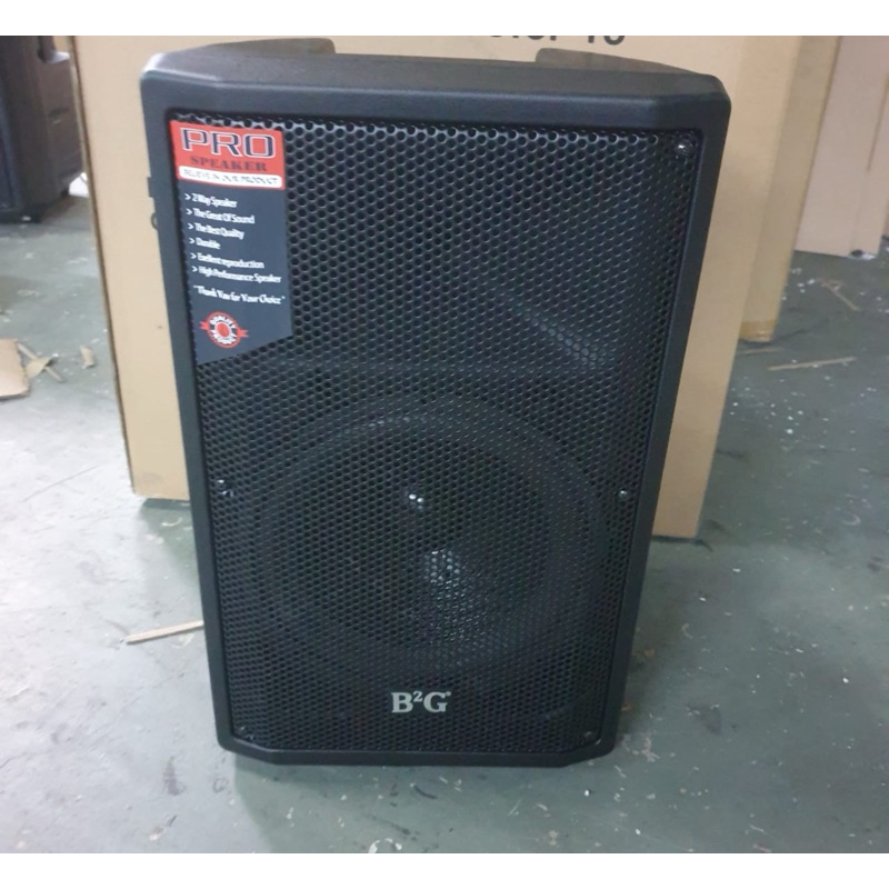 Speaker Pasif B2G 10 Inch Box Fiber Sepasang 2unit Kualitas Bagus