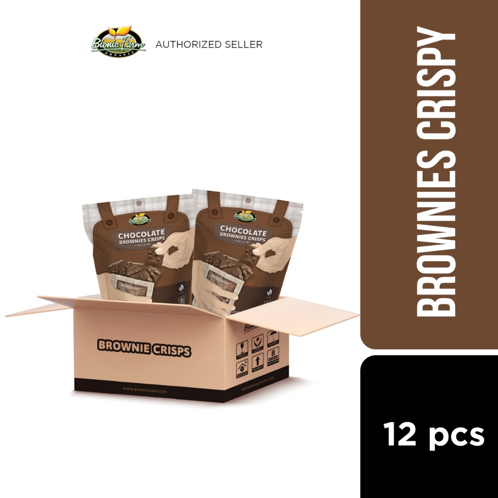 

Bionic Farm Chocolate Brownies Crisps 35g - 12 pcs