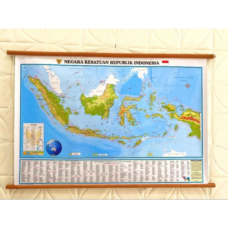 

Peta Bingkai NKRI / Indonesia Besar Terbaru Tahun 2025 Bahan Albatros