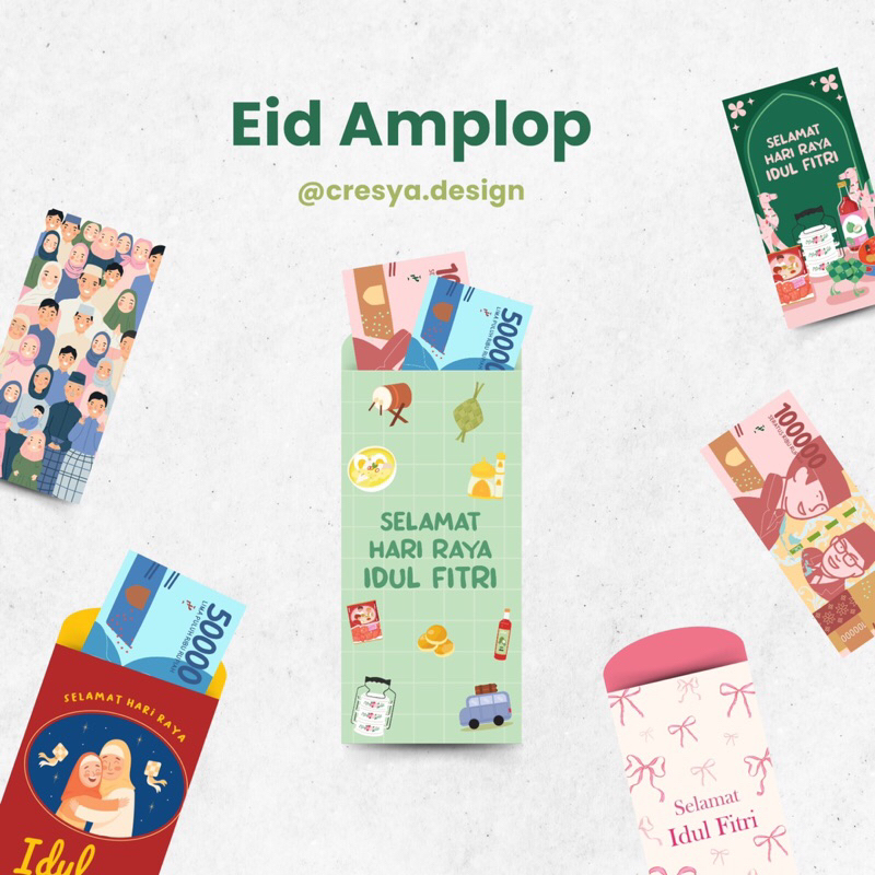 

AMPLOP LEBARAN IDUL FITRI | AMPLOP DESIGN PREMIUM SET 10 PCS