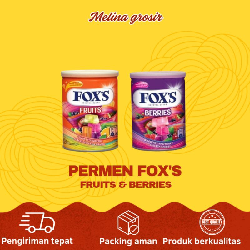 

FOX'S CANDY FRUITS & BERRIES KALENG 170GR