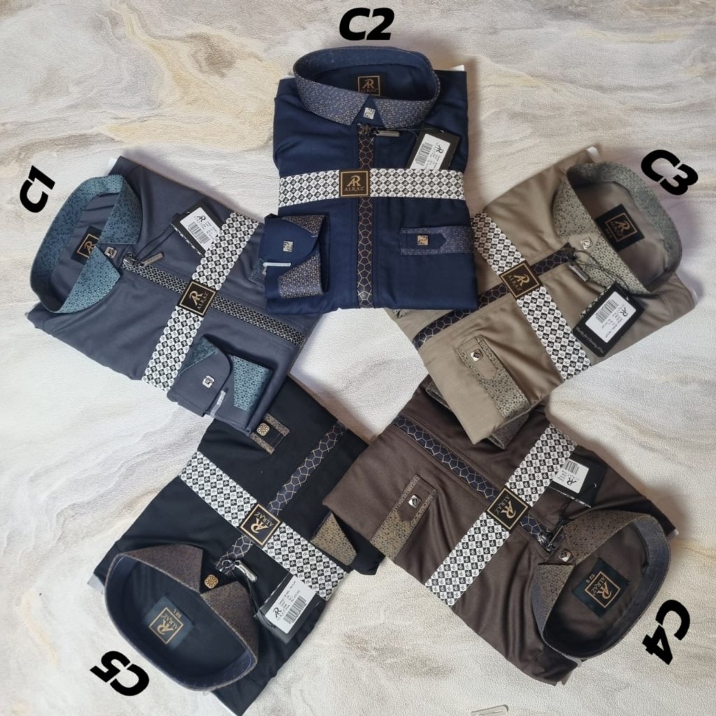 AL RAZ JUBAH KATUN DESAIN SYAMIL MANSET