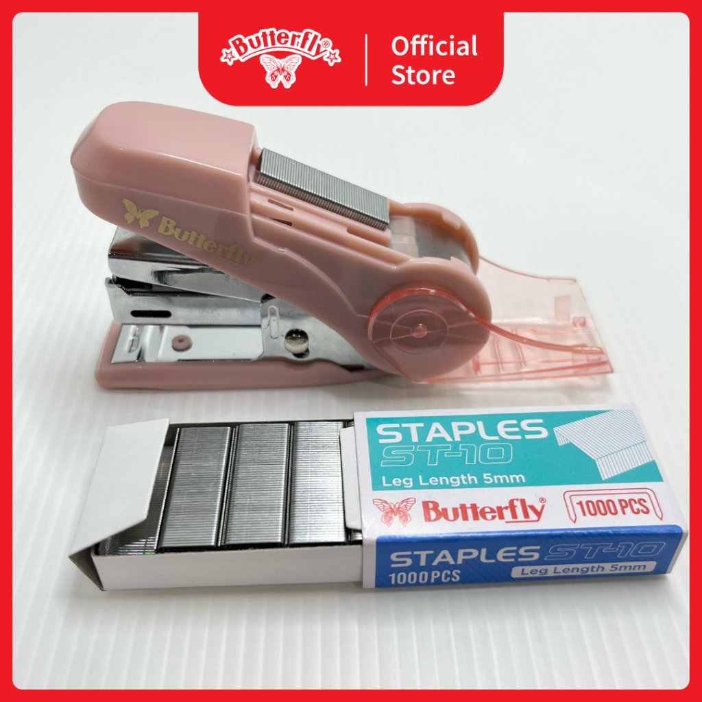 

Butterfly Power Saving Stapler / Mesin Staples