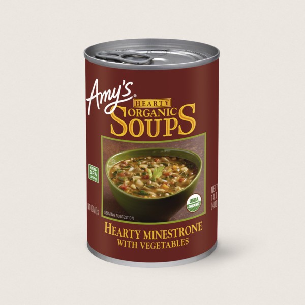 

AMYS Organic Hearty Minestrone With Vegetables 400 Gr