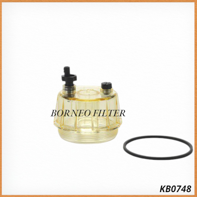 KB0748 CH Bowl Fuel Filter Mangkok Kaca For R120P R120T R120S SFR1230FW P551859 FS19754 WK11002 BF12