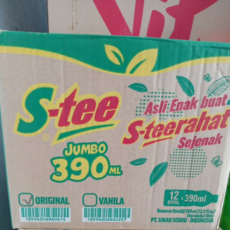 

s-tea jumbu original UK 12x390ml