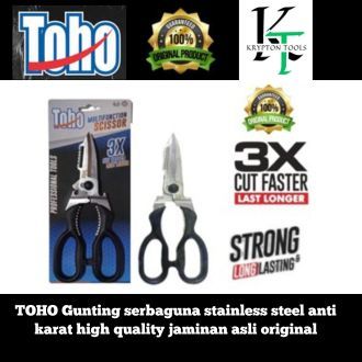 

TOHO Gunting serbaguna stainless steel anti karat high quality jaminan asli original