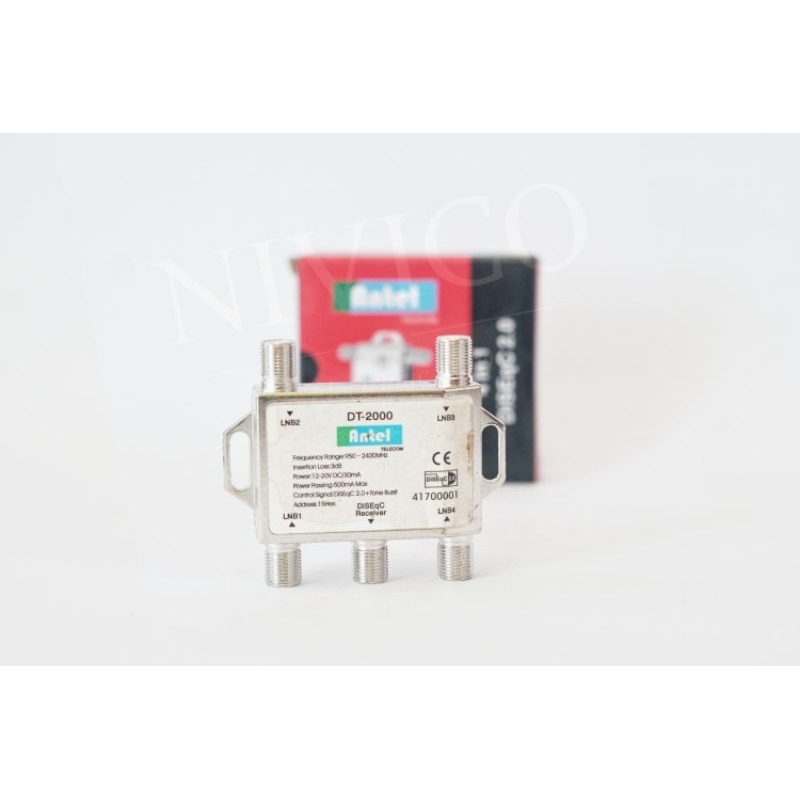 SPLITTER ANTEL TELECOM 4 IN 1 DISEQC 2.0 DT2000