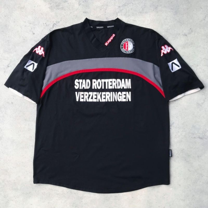 feyenoord training kit 01/02 vintage jersey
