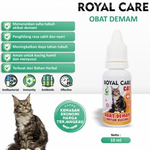 Obat Royal Care Demam Kucing - Obat Tetes Cair Kucing Demam - Obat Demam Kucing