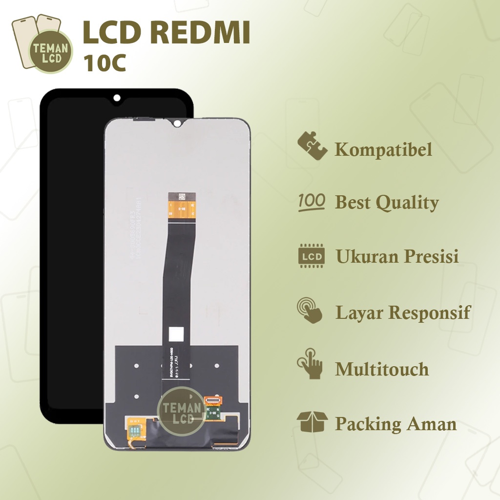 LCD Redmi 10C / Poco C40 - Original 100% Fullset Touchscreen