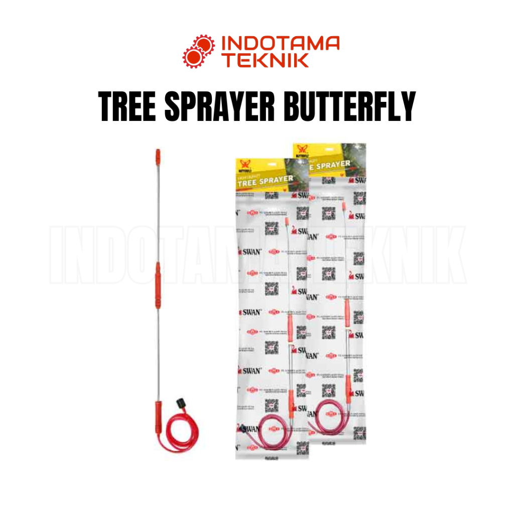 Alat semprot hama Butterfly stainless steel tree sprayer kocok