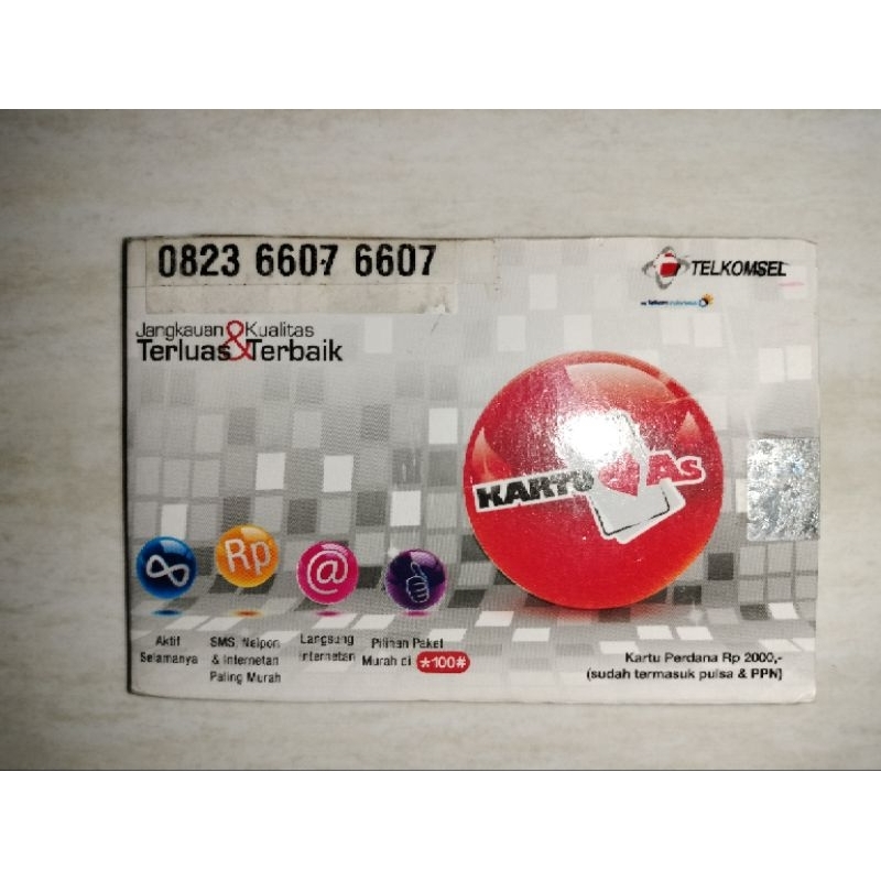 Nomor cantik Telkomsel Simpati / Kartu as, Nomor cantik Telkomsel Jadul